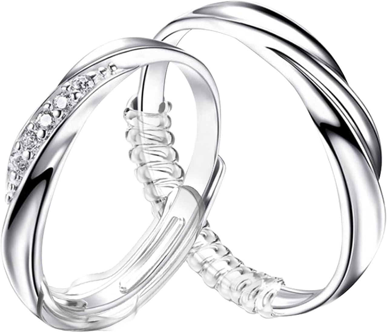 Ottemax Ring Size Adjuster for Loose Rings, 20 Pack 6 Sizes for Different Band Widths, Invisible ... | Amazon (US)