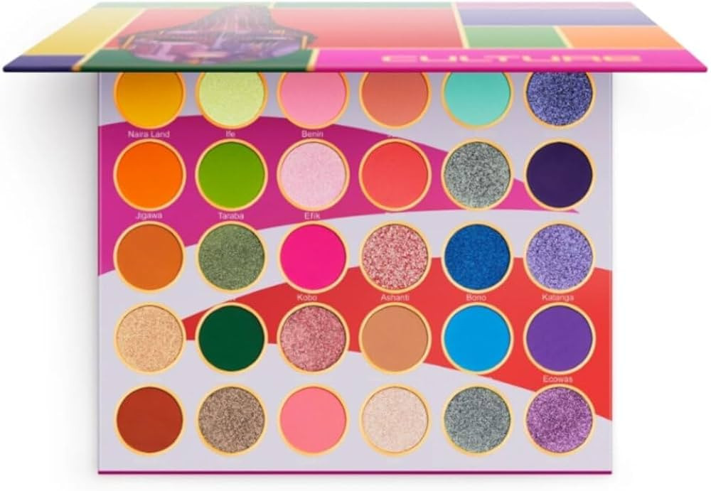 Juvia's Place Palette Culture - Yellow, Greens, Pink, Purple, Orange, Chromatic & Glitter Shades,... | Amazon (US)