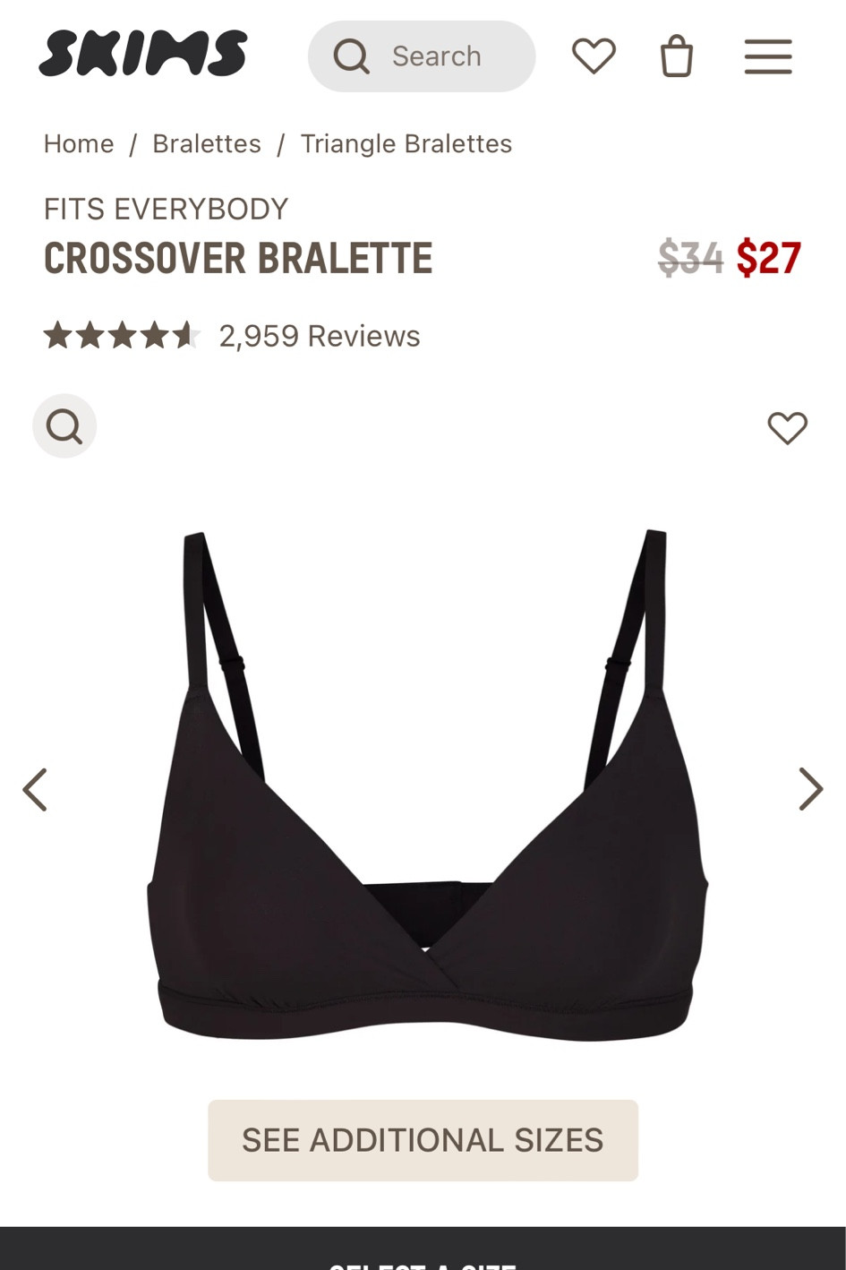 Walmart SKIMS dupe - crossover bralet

#LTKSaleAlert #LTKFindsUnder50 #LTKFallSale