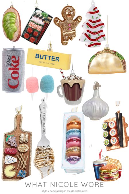 It’s almost time to start decorating the food tree! Here’s some of the Christmas ornaments I have my eye on for the food Christmas tree. 

#LTKSeasonal #LTKHoliday #LTKunder50