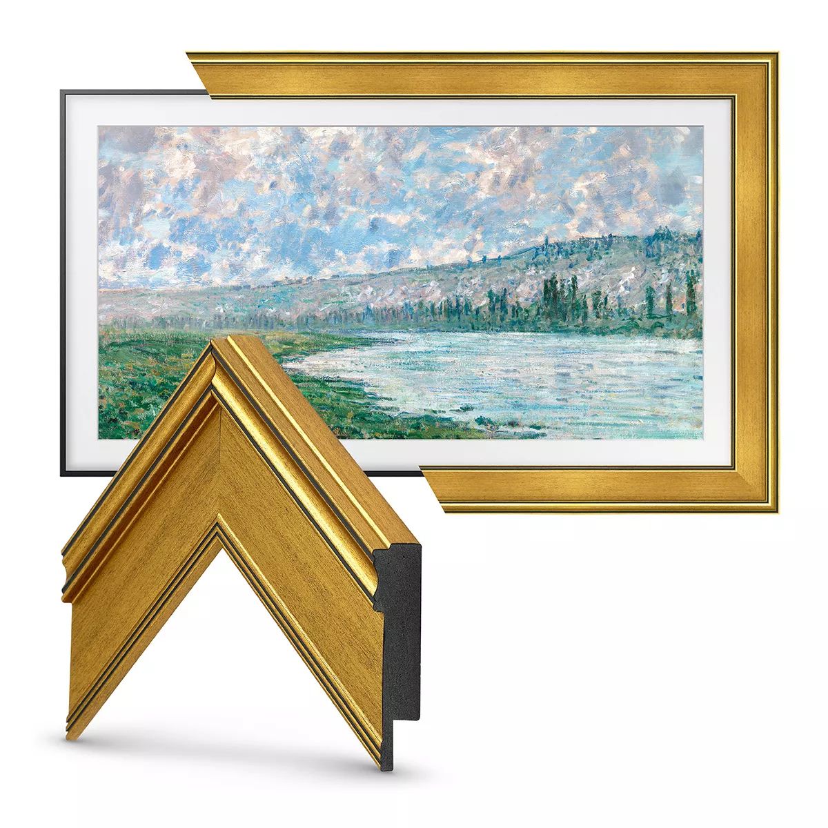 Deco TV Frames 55" Customizable Frame for Samsung The Frame TV 2021-2023 | Target