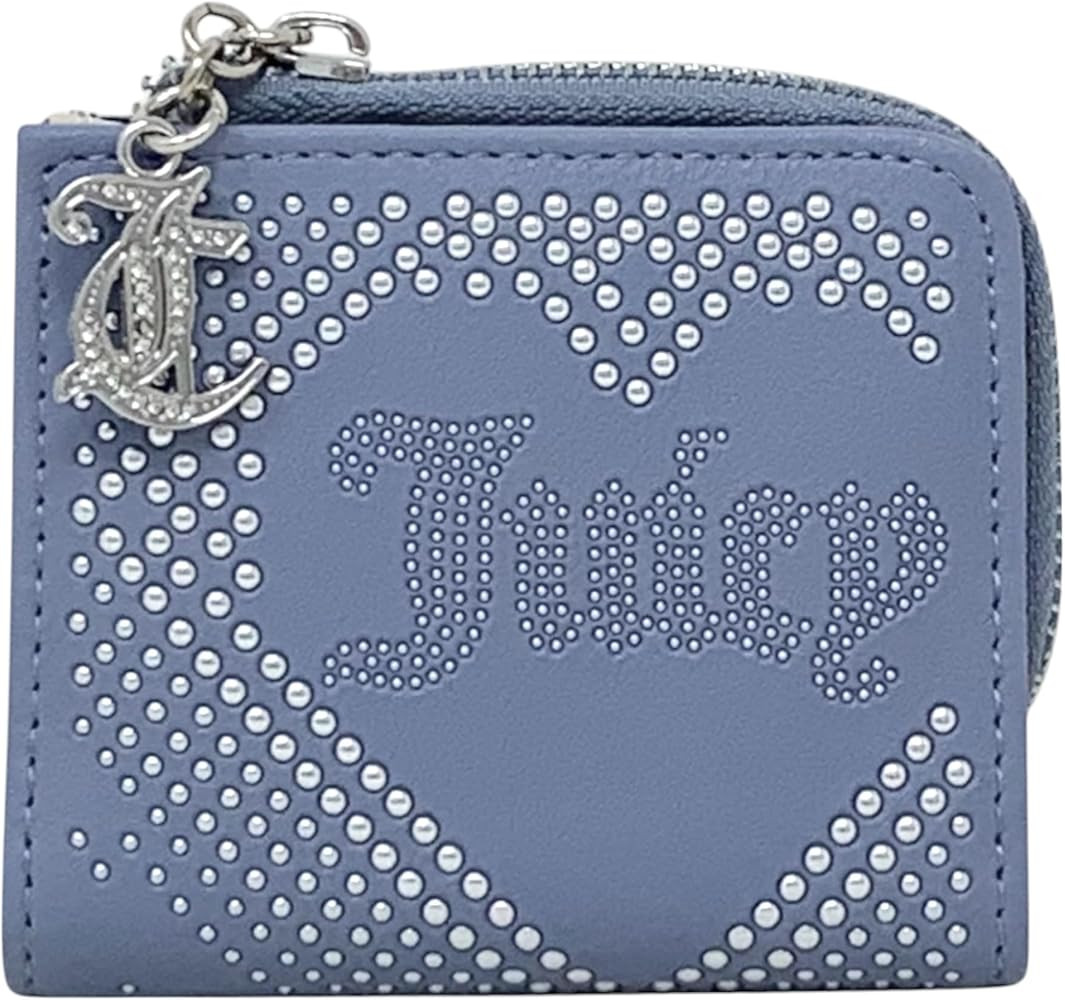 Juicy Couture Women's L Zip Card Case Wallet, Lovely Day Slate Blue, 1 x 4 x 3.5 inches, Bifold | Amazon (CA)