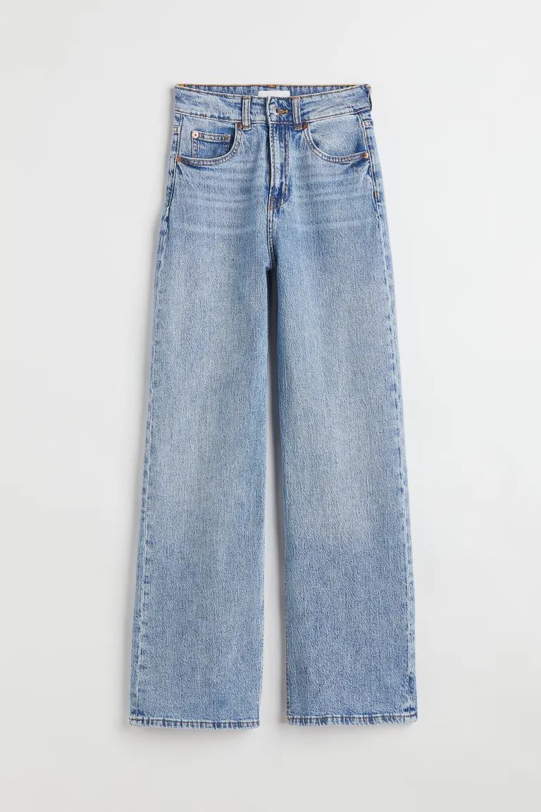 Wide High Jeans | H&M (US + CA)