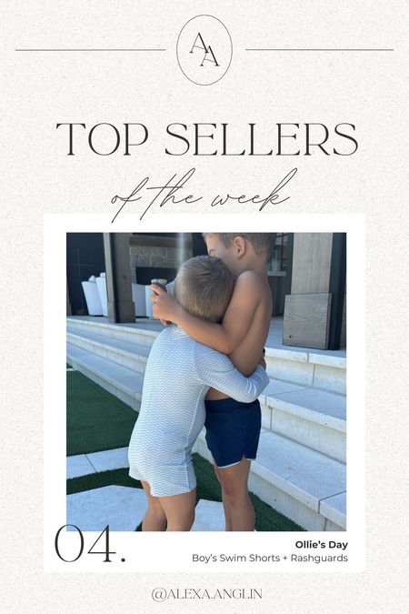 Top sellers of the week— boys swim shorts + rashguards from Ollie’s Day // my boys have been livinggg in these and they’re so cute + comfortable!! 🙌🏼

#LTKKids #LTKBaby #LTKSwim