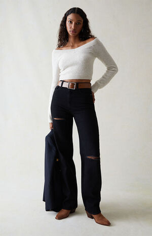PacSun Eco Black Ripped '90s Boyfriend Jeans | PacSun