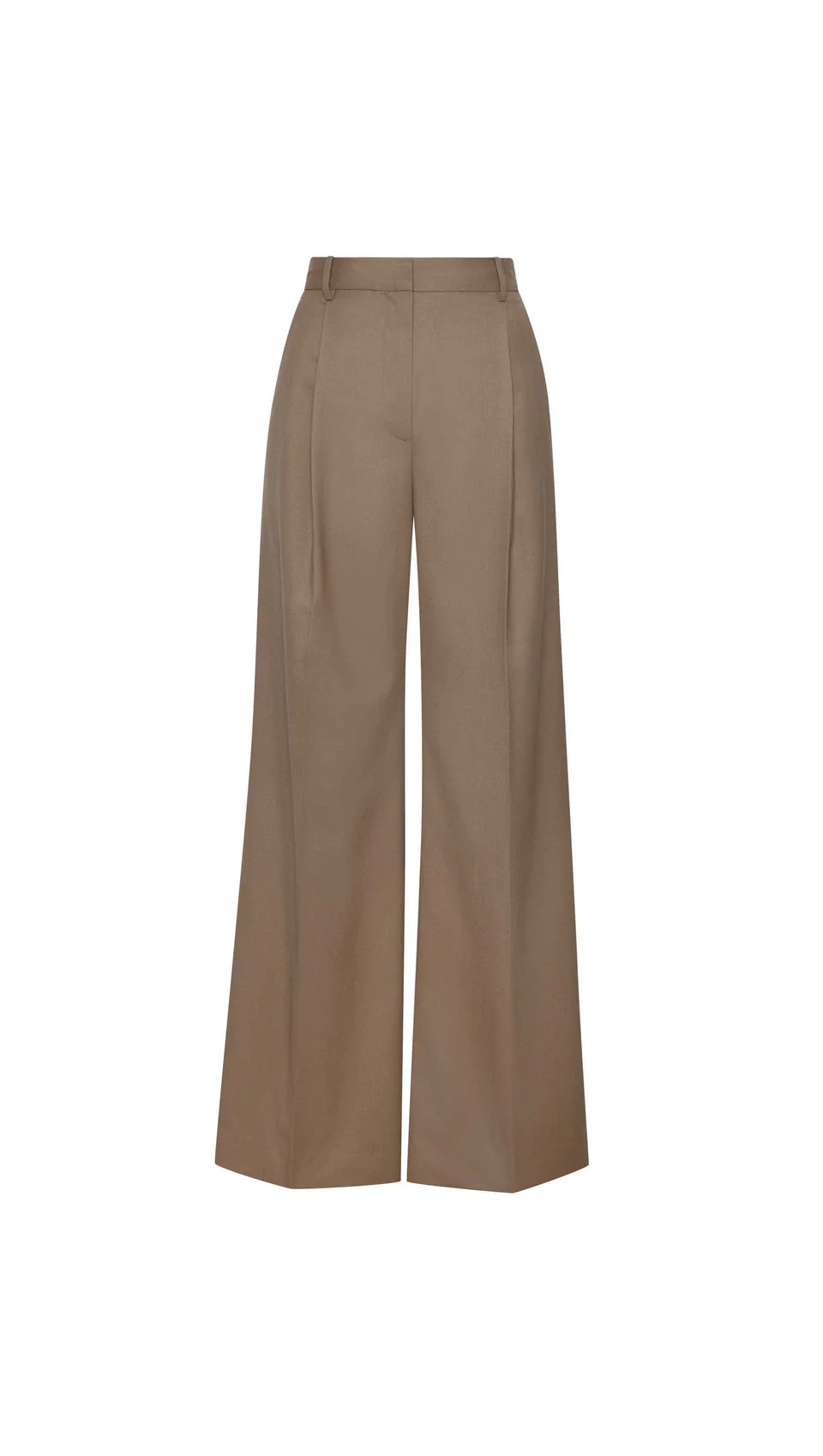 Single Pleat Trouser in Seasonless Wool | Women's Pants | Argent | Argent