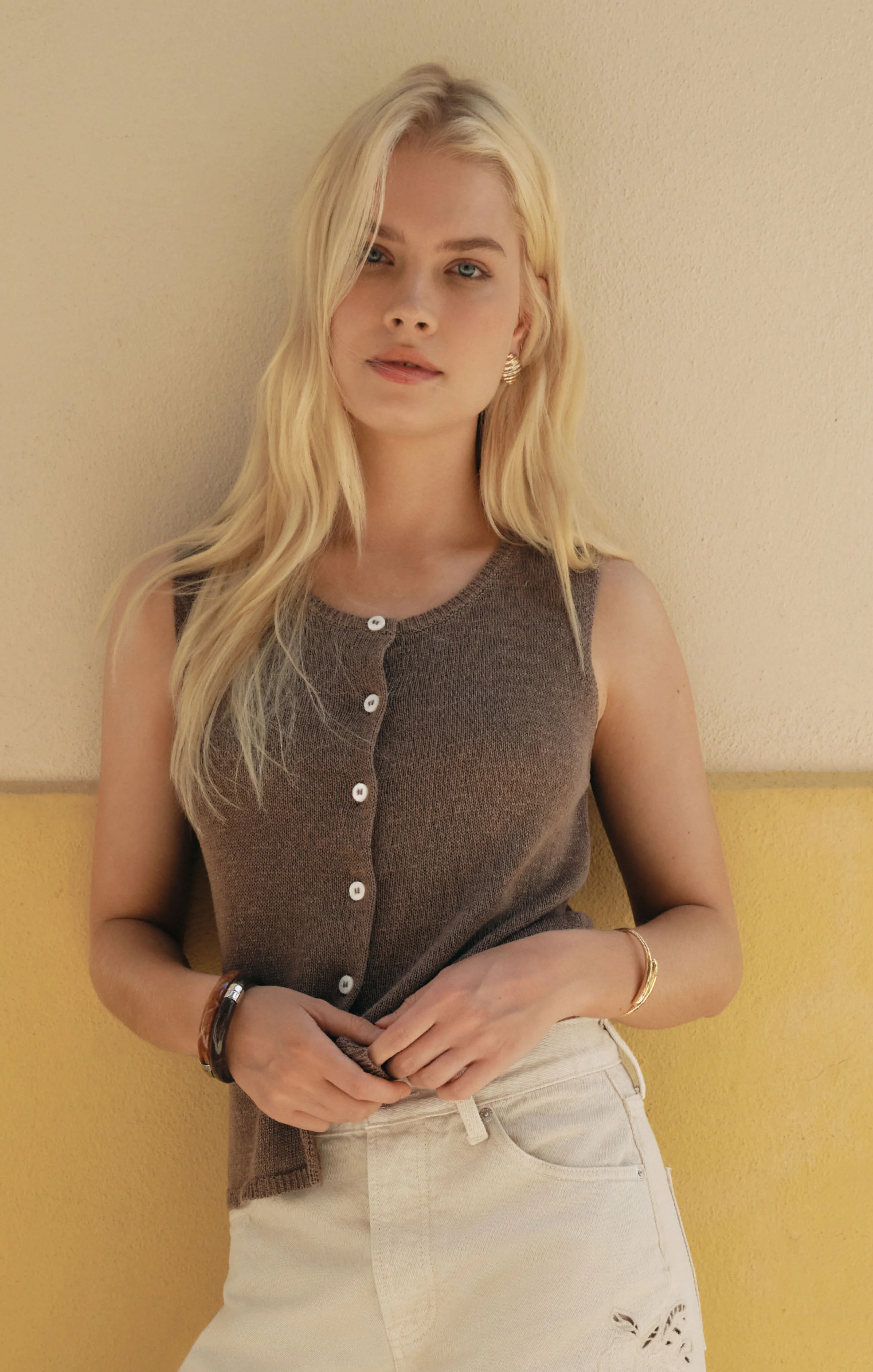 Syd Linen Knit Tank Vest | Z Supply