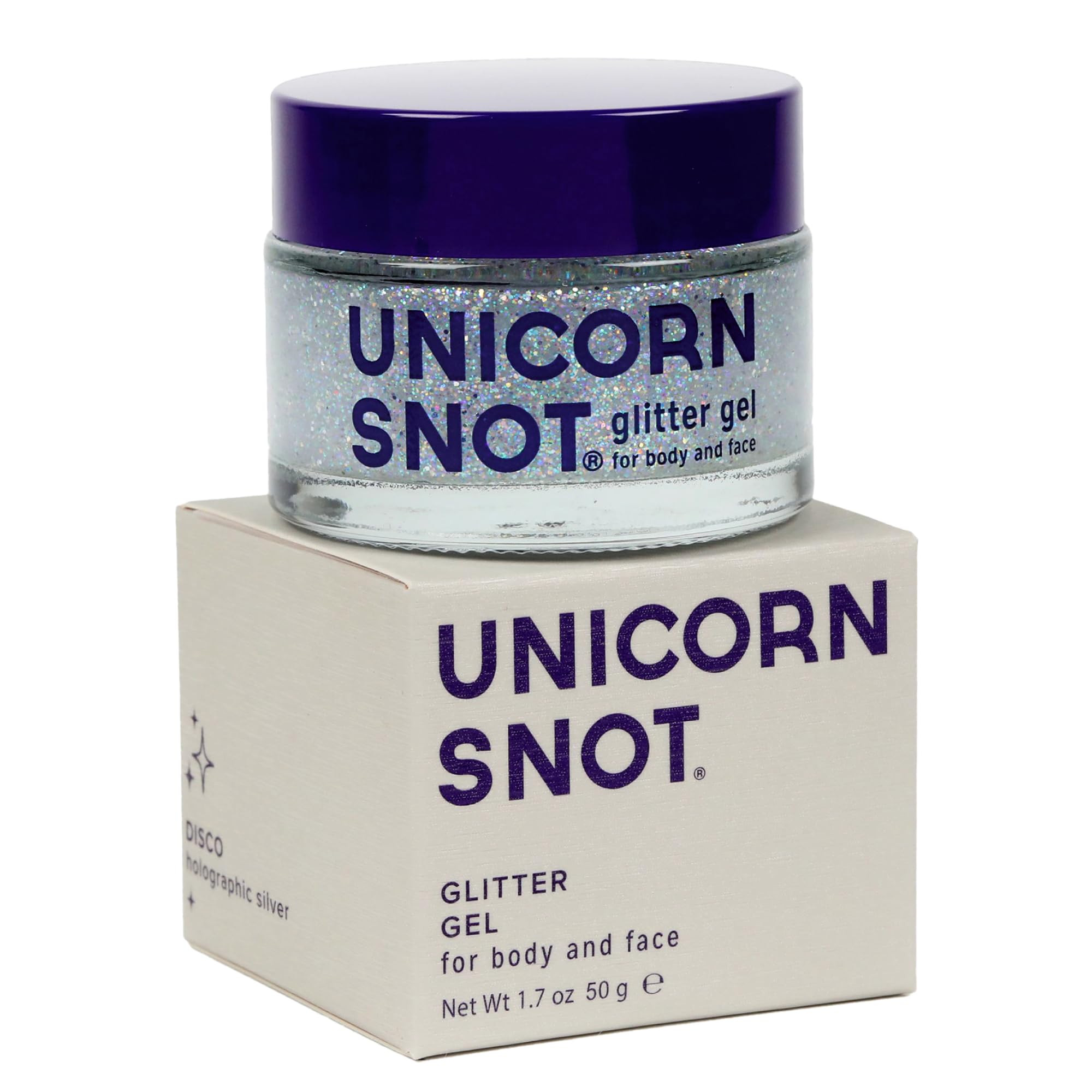 Unicorn Snot Face & Body Glitter - Cosmetic-Grade Holographic Glitter Gel - Makeup for Festivals,... | Amazon (US)