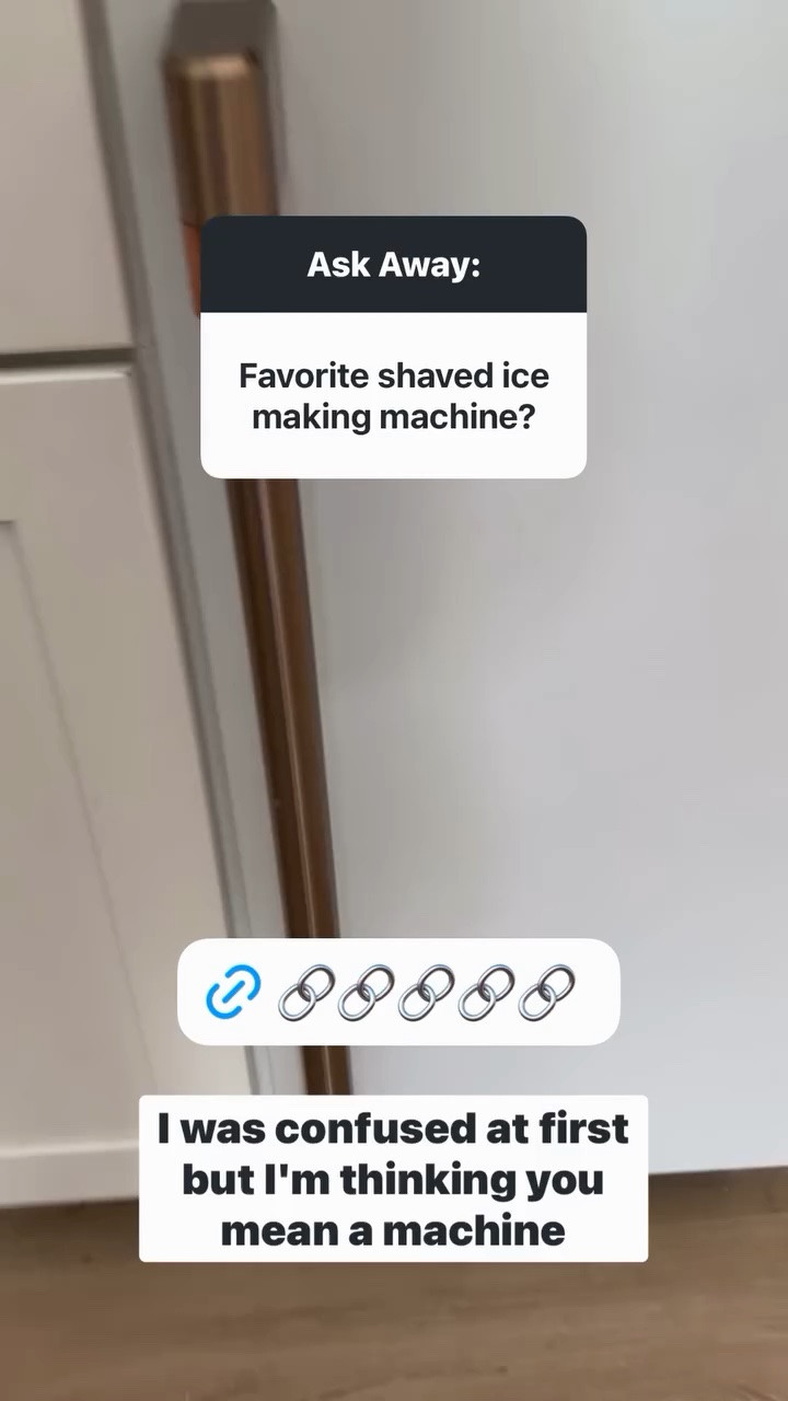 Our GE Cafe Ice Maker that we have built in to our cabinets. Probably my favorite appliance we own!

#LTKHome #LTKmomlife #LTKfoodie