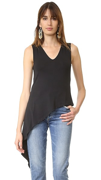 V Neck Asymmetric Top | Shopbop
