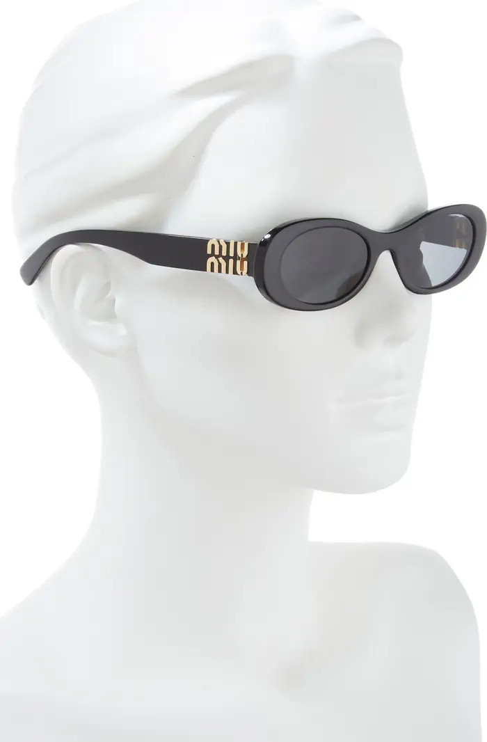 50mm Oval Sunglasses | Nordstrom