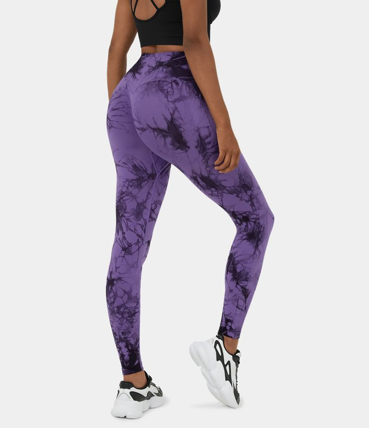 Women's Seamless Flow Super High Waist Tie Dye Yoga Leggings - HALARA | HALARA | HALARA