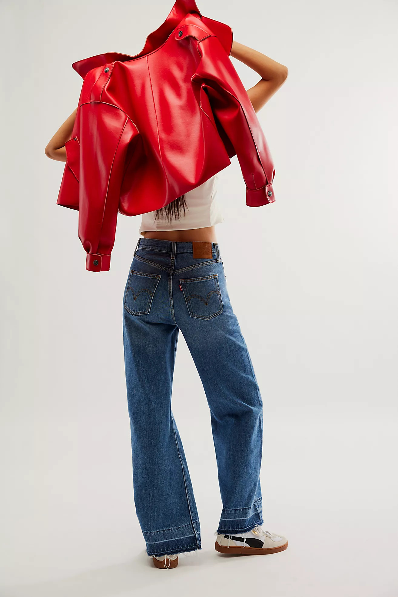 Levi's Ribcage Wide-Leg Jeans | Free People (Global - UK&FR Excluded)