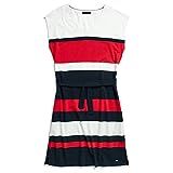 Tommy Hilfiger Adaptive Women's Striped Dress with Magnetic Closure at Shoulders, Masters Navy/Multi | Amazon (US)