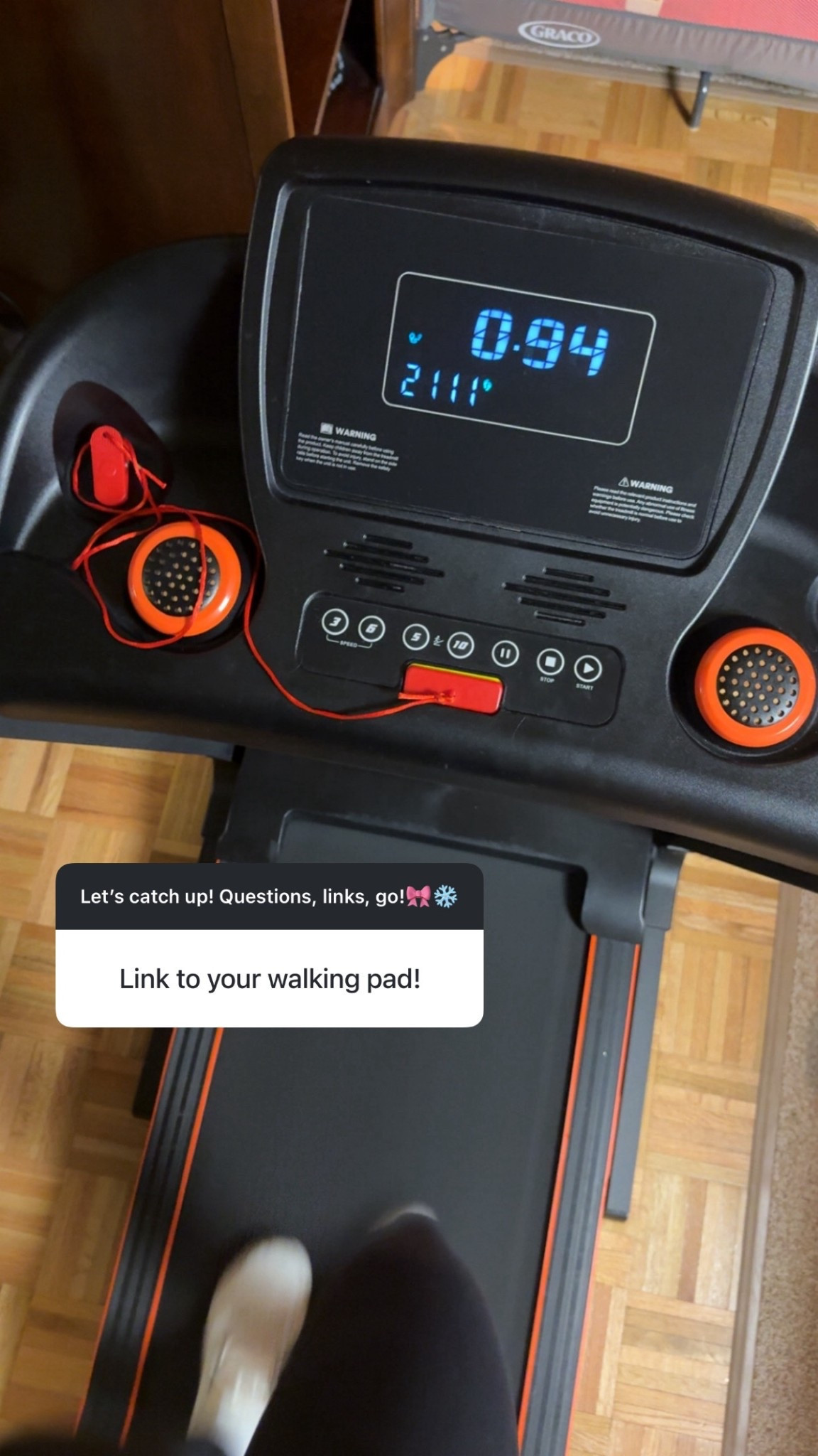 Obsessed with my walking pad! Linking a similar one here

#LTKActive #LTKfitnessgoals #LTKmorningroutine