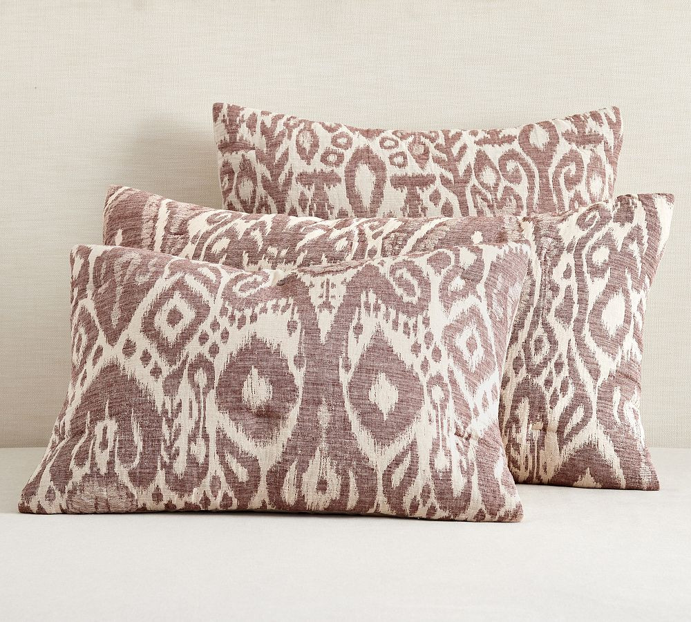 Ikat Jacquard Comforter Sham | Pottery Barn (US)