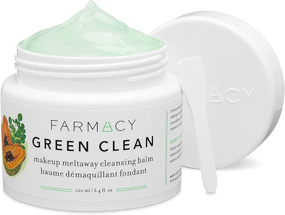 Farmacy Natural Makeup Remover - Green Clean Makeup Meltaway Cleansing Balm Cosmetic, 100ml | Amazon (US)
