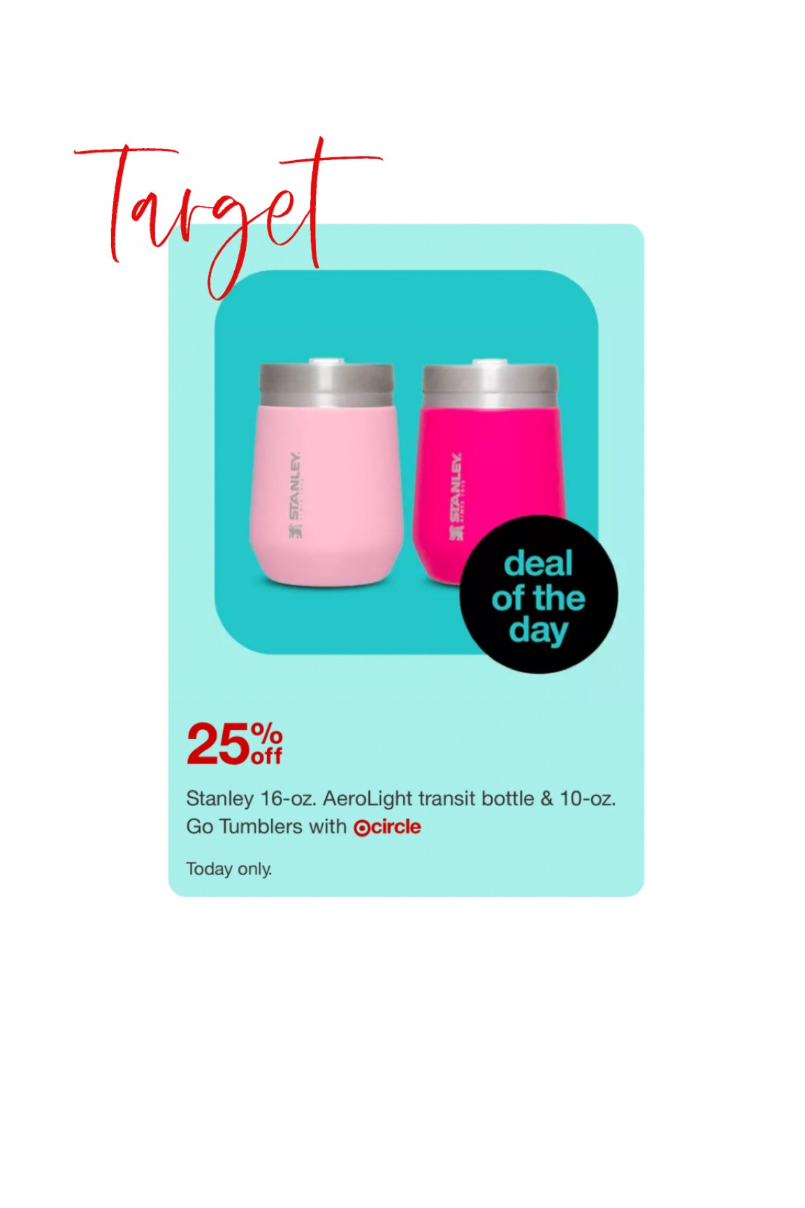Target deal of the day.  

#stanley #christmasfinds #holidaygiftideas #cyberweek #blackfridaydeals #targetdeals #target 

#LTKCyberWeek #LTKfindsunder50 #LTKhome