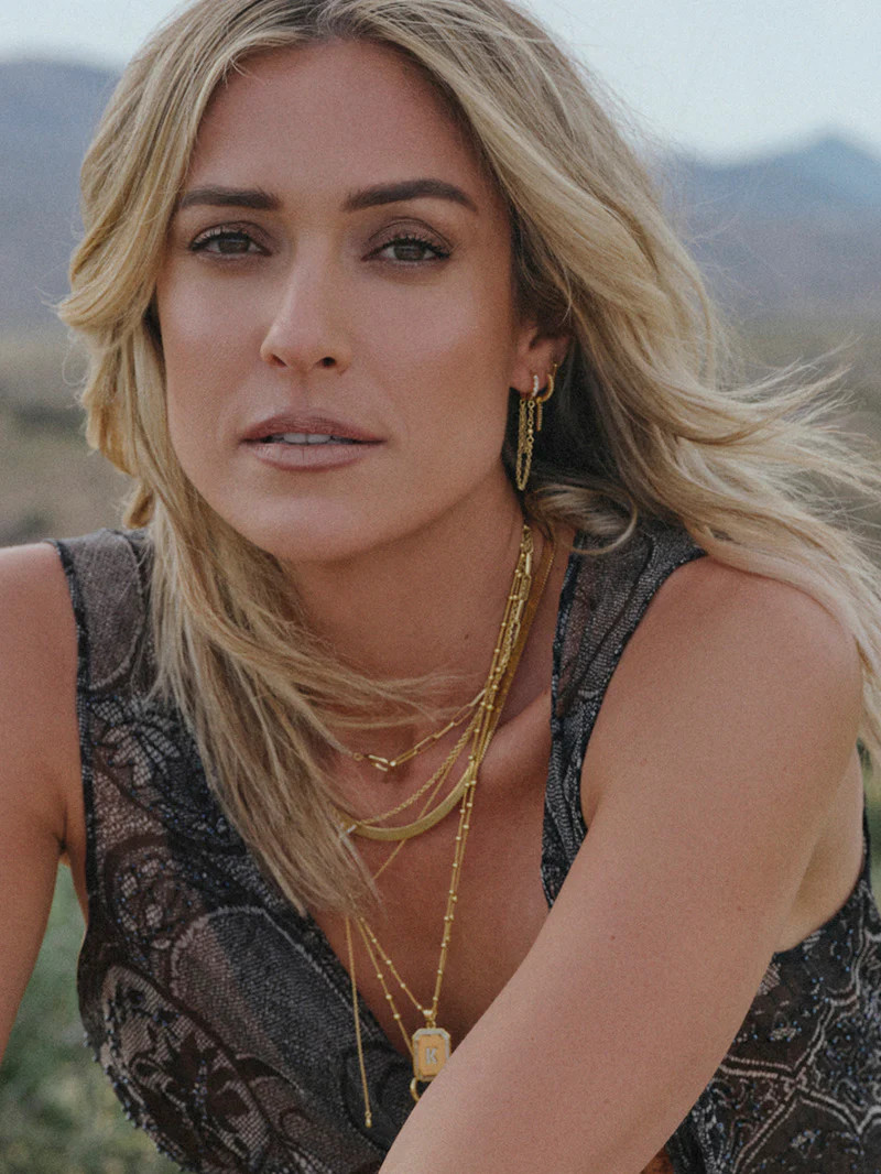 Be Extra Pavé Chain Huggie Earrings in Gold | Uncommon James | Uncommon James