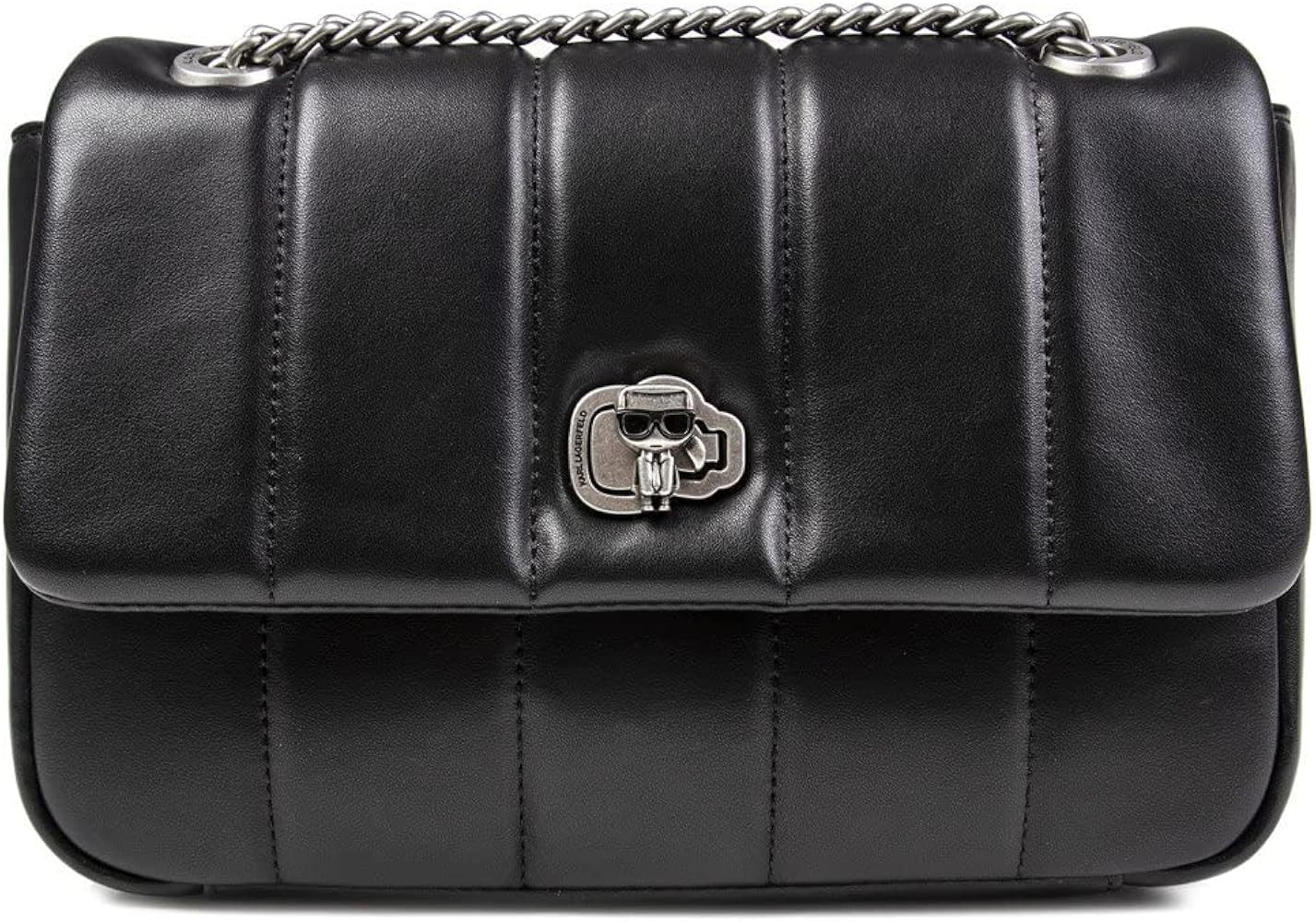 Karl Lagerfeld Womens Quilted Handbag Bags And Wallets Black | Amazon (US)
