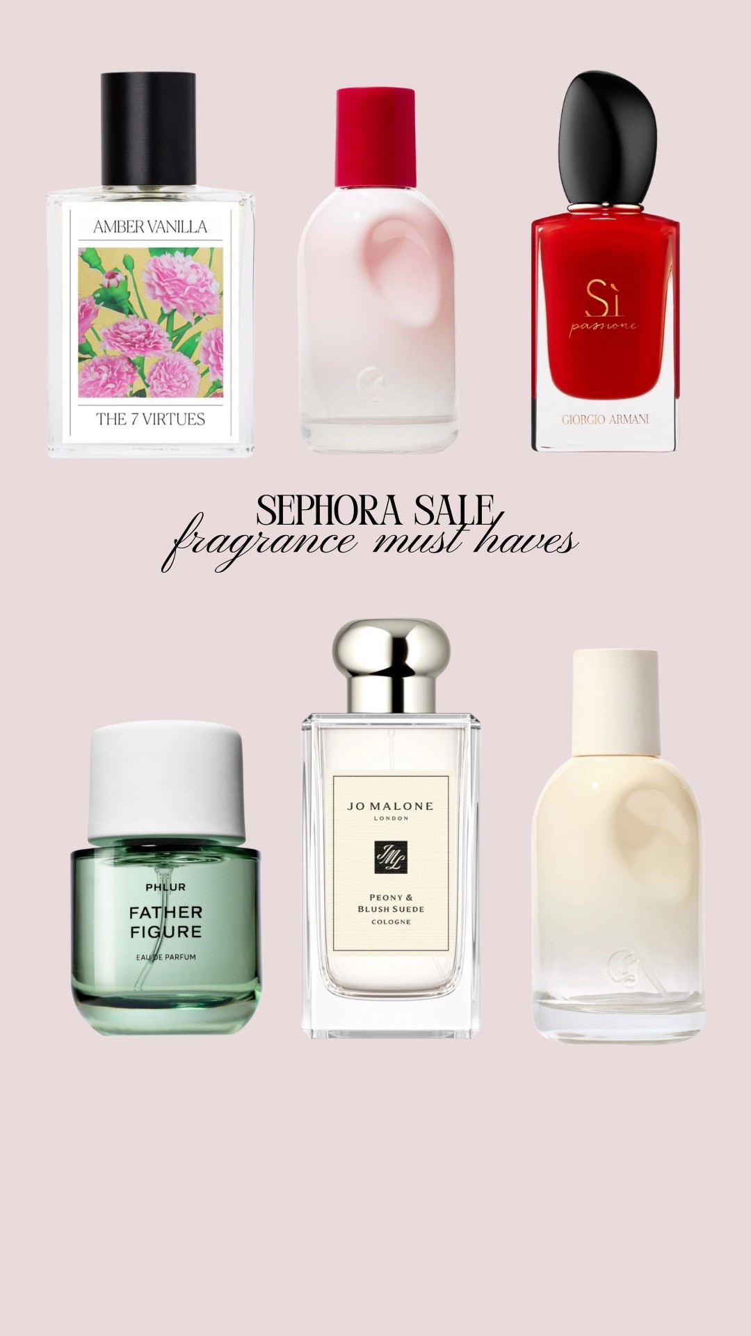 My fragrance must haves. The best Sephora perfumes worth grabbing during the sale. 🤍
#SephoraSale #SephoraPerfume #FragranceFavorites #PerfumeLovers #SephoraBeauty #LTKFinds

#LTKbeauty #LTKgiftguide #LTKsale