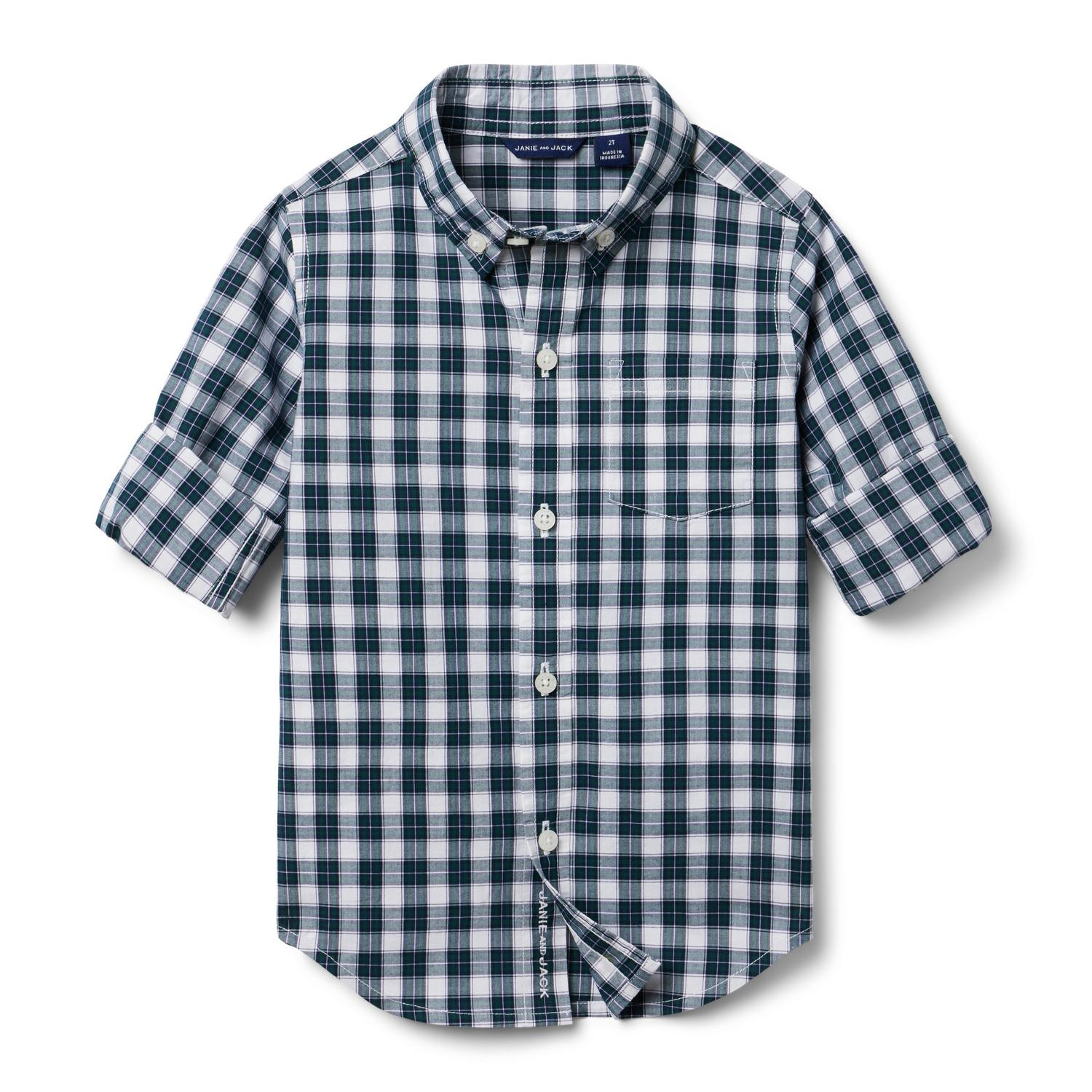 The Tartan Poplin Shirt | Janie and Jack