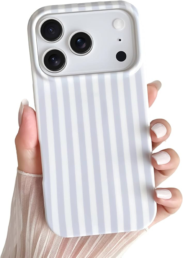 Yeddabox for iPhone 17 Pro Max Case Cute Striped Phone Case Soft TPU Slim Shockproof Phone Cover ... | Amazon (US)