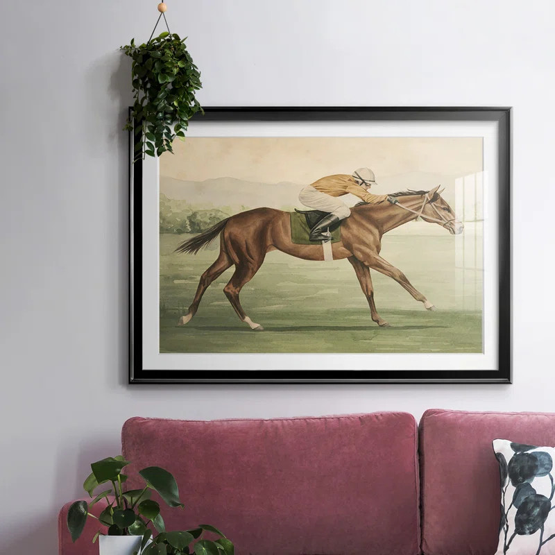 Charlton Home® Vintage Equestrian II Framed On Paper Print | Wayfair | Wayfair North America