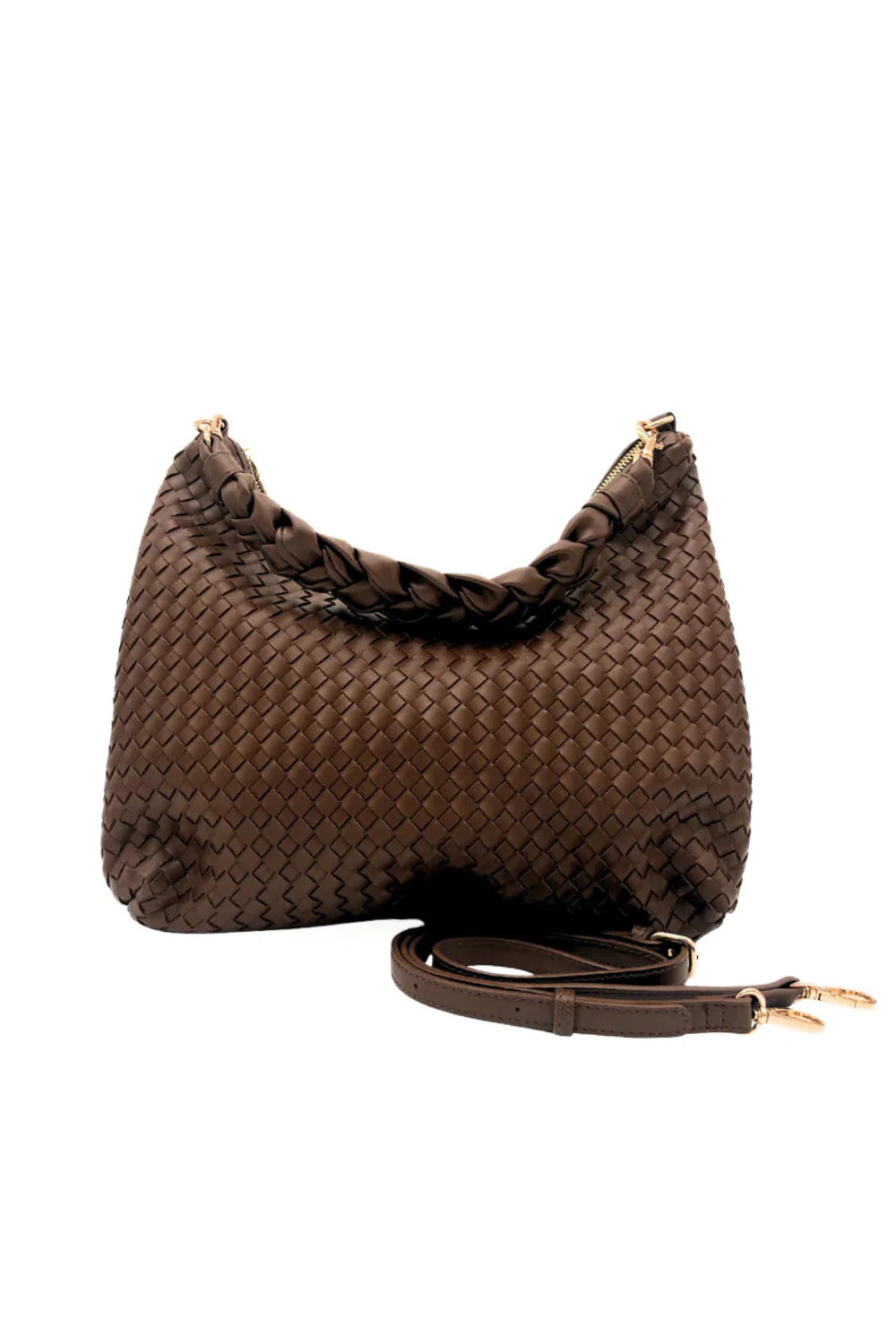 Modern+Chic Kelly Woven Convertible Crossbody Shoulder Bag | modern+chic