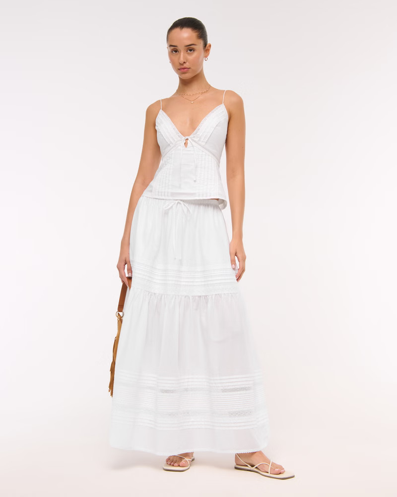 Women's High Rise Pull-On Boho Maxi Skirt | Women's Bottoms | Abercrombie.com | Abercrombie & Fitch (US)