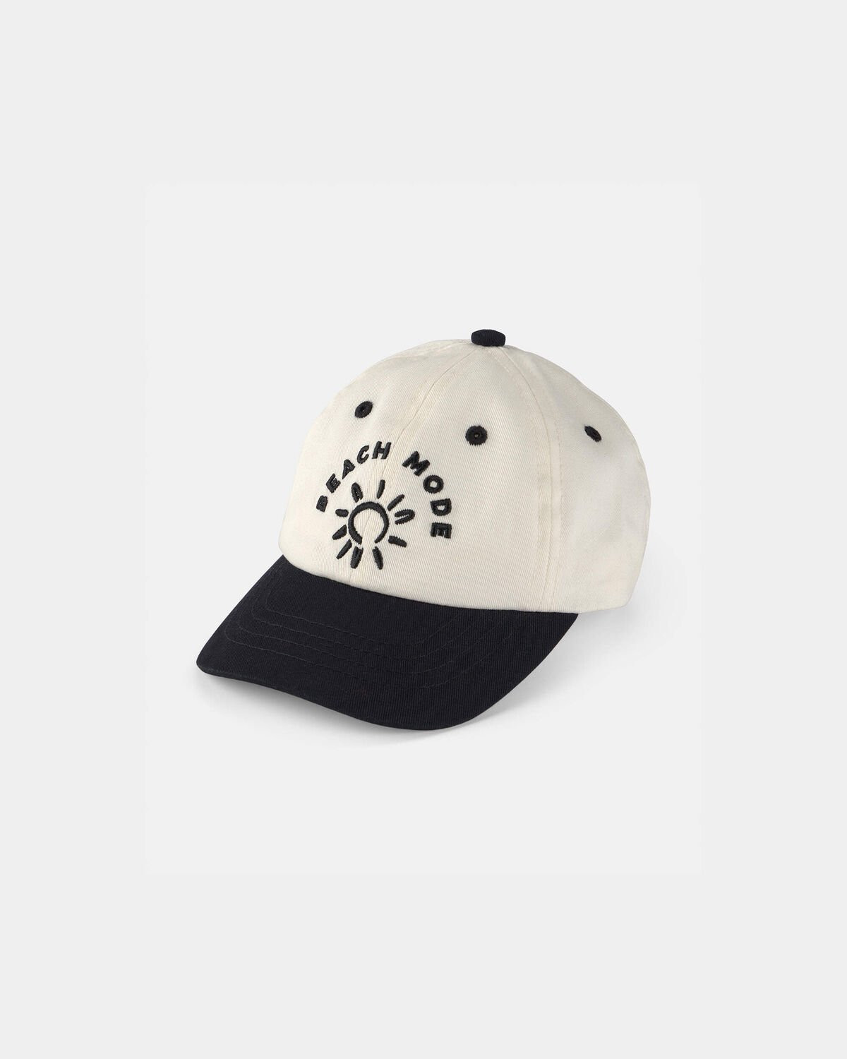 Baby 'Beach Mode' Baseball Hat - Black/Ivory | Carter's Inc
