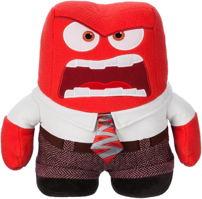 Disney Store Official Inside Out 2 Plush - Anger Emotion Toy - Detailed Sculpting, Embroidered Fe... | Amazon (US)