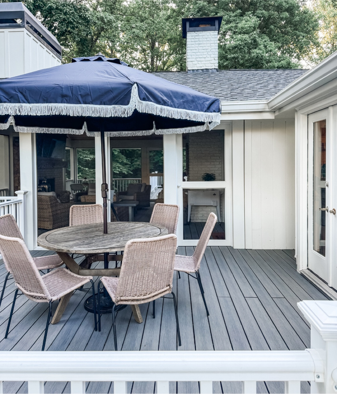 In love with our new patio umbrella with fringe detail! 

#patioumbrella #outdoorumbrella 

#LTKStyleTip #LTKHome