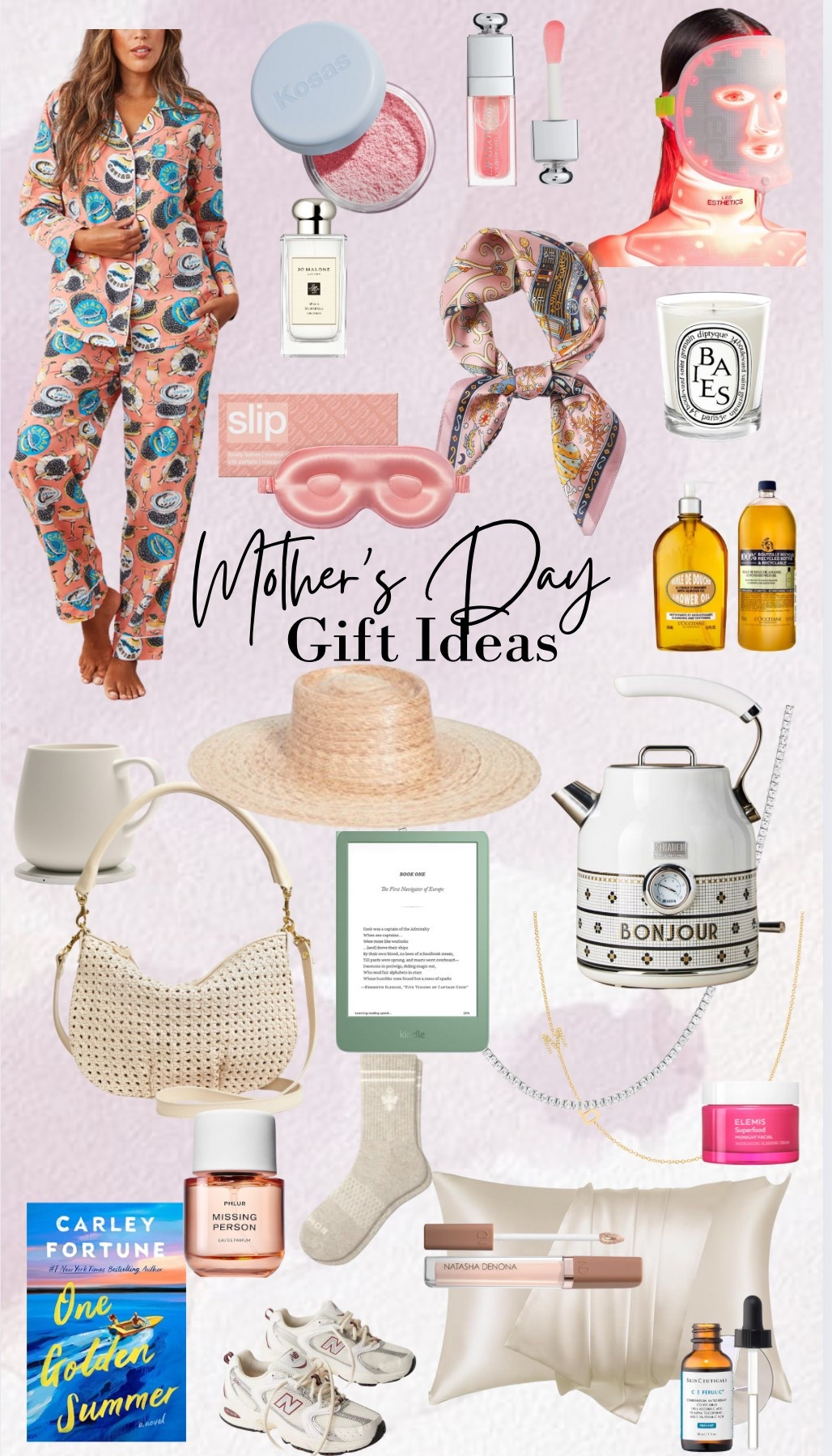 Mother’s Day round up from the cutest pajama sets to a darling tea kettle a great mom bag kindle and so many more ideas 

#LTKFindsUnder100 #LTKHome #LTKGiftGuide