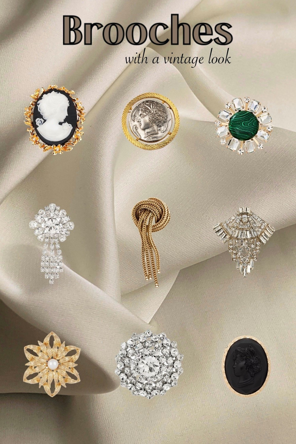 There's something so special about adding a vintage-inspired brooch to any outfit. These timeless accessories instantly elevate a simple blazer, cardigan, coat, or even a handbag with a touch of old-world charm and personality. I've curated a collection of brooches that capture that nostalgic, heirloom aesthetic—think intricate filigree details, soft gold and silver tones, faux pearls, and delicate enamel florals. Whether you're drawn to Art Deco geometric shapes, romantic Victorian-style cameos, or mid-century modern florals, there's a vintage look brooch for every style. The best part? You don't have to hunt through antique stores to find them. These affordable vintage-style brooches are easy to shop online and perfect for building a unique accessory wardrobe. Wear one as a statement piece or layer a few for a curated, collected-over-time look. Shop my favorite vintage-inspired brooches

#LTKgrwm #LTKWorkwear #LTKootd