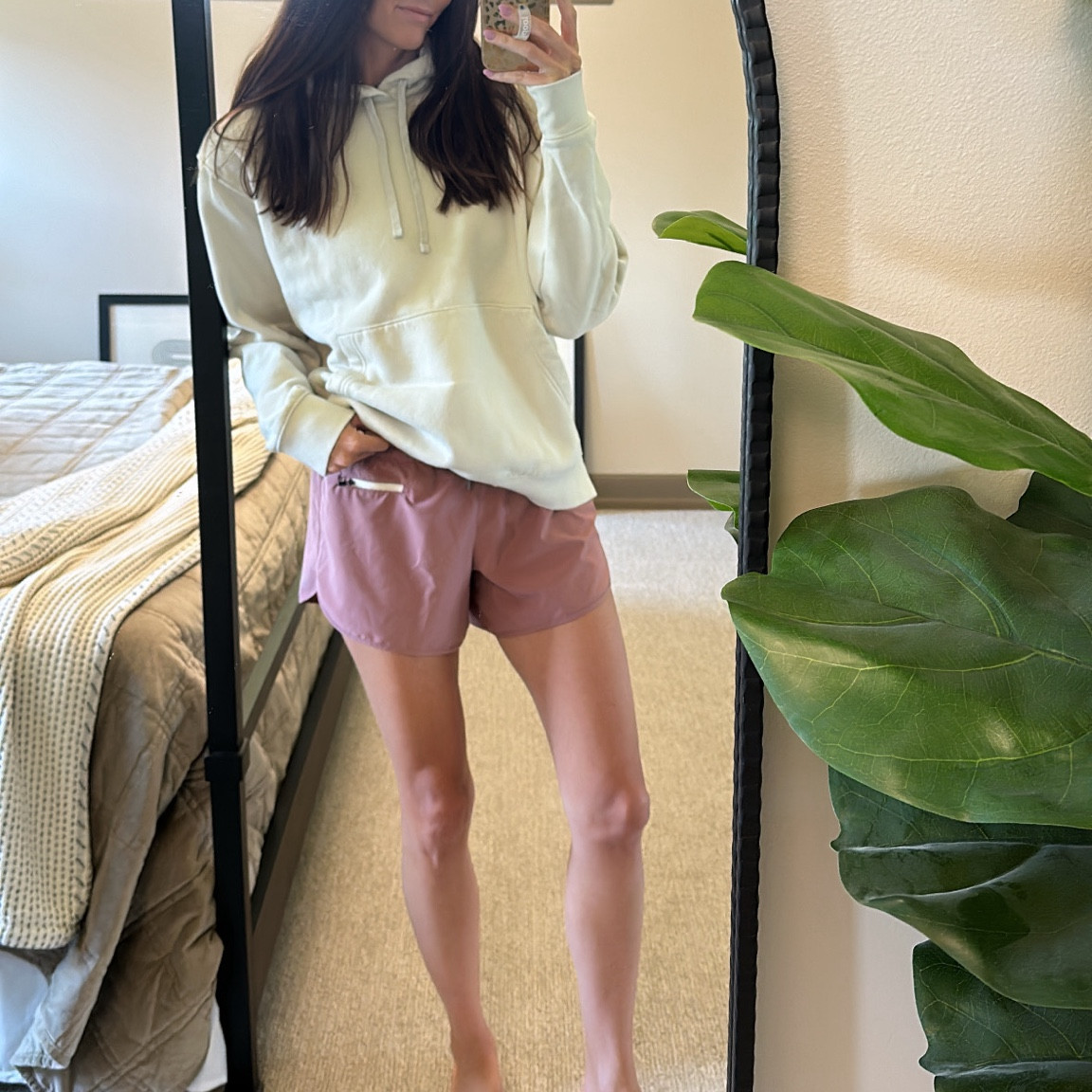 Nike hoodie
Vuori shorts
Sneakers
