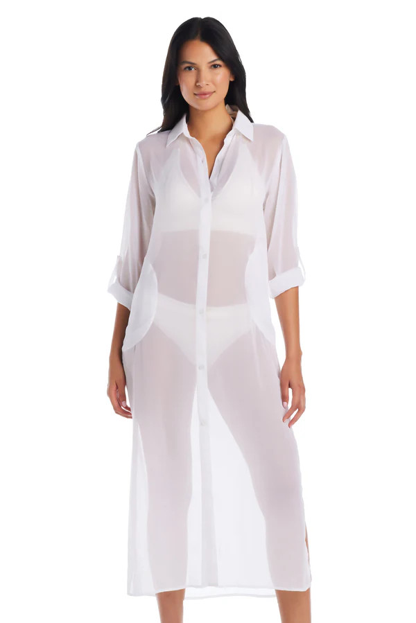 Easy Does It Long Shirt Cover Up | Bleu Rod Beattie