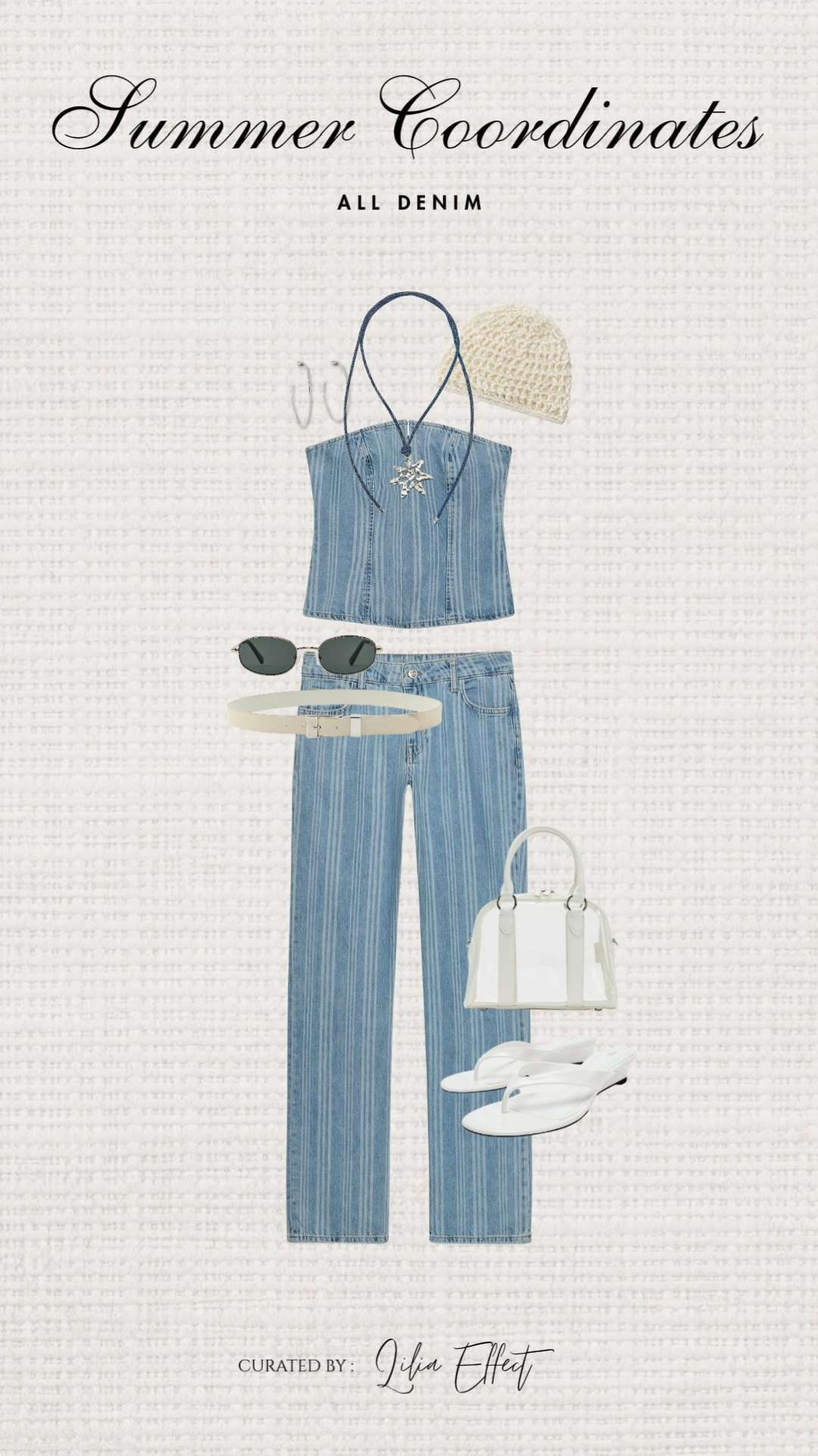 Summer coordinates — all denim 💙✨ A timeless matching moment that feels effortlessly cool, versatile, and perfect for sunny days ahead. ☀️🤍
 

 #LTKgrwm #LTKootd