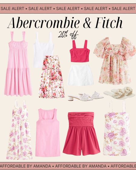 Everything at Abercrombie is 
20% off 👏 Affordable by Amanda wears a M/30! Cute Vacation finds! Summer dresses #abercrombie


#LTKsalealert #LTKSeasonal #LTKFind