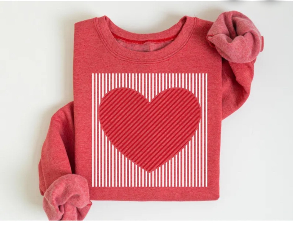 Retro Valentines Heart sweatshirt ❤️🩷 

#LTKGiftGuide #LTKFindsUnder50 #LTKSeasonal