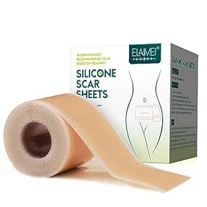Silicone Scar Sheets (1.6” x 120” Roll-3M), Silicone Scar Tape Roll, Scar Silicone Strips, Re... | Amazon (US)