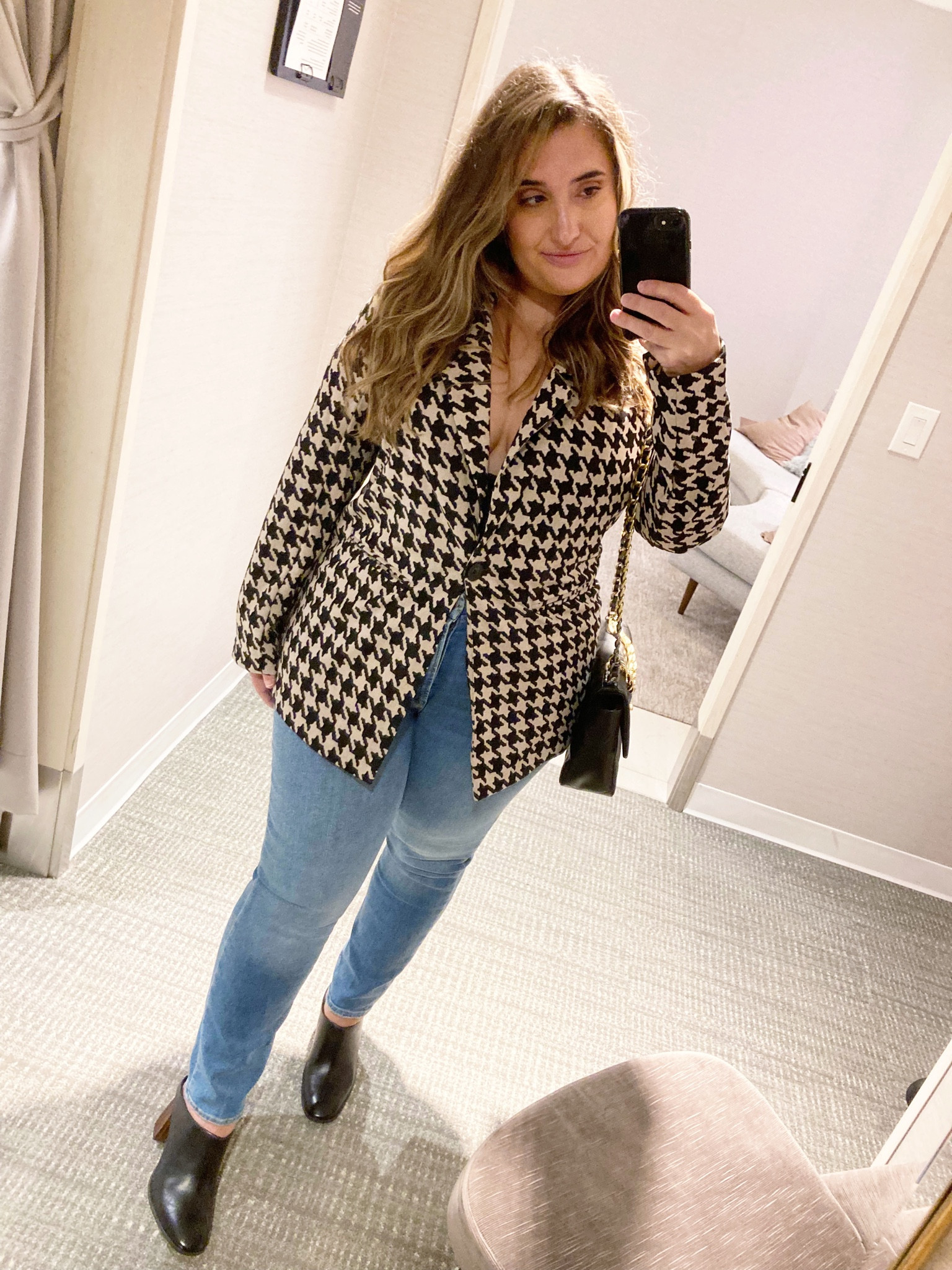 Fall fit, date night, fall style, midsize 