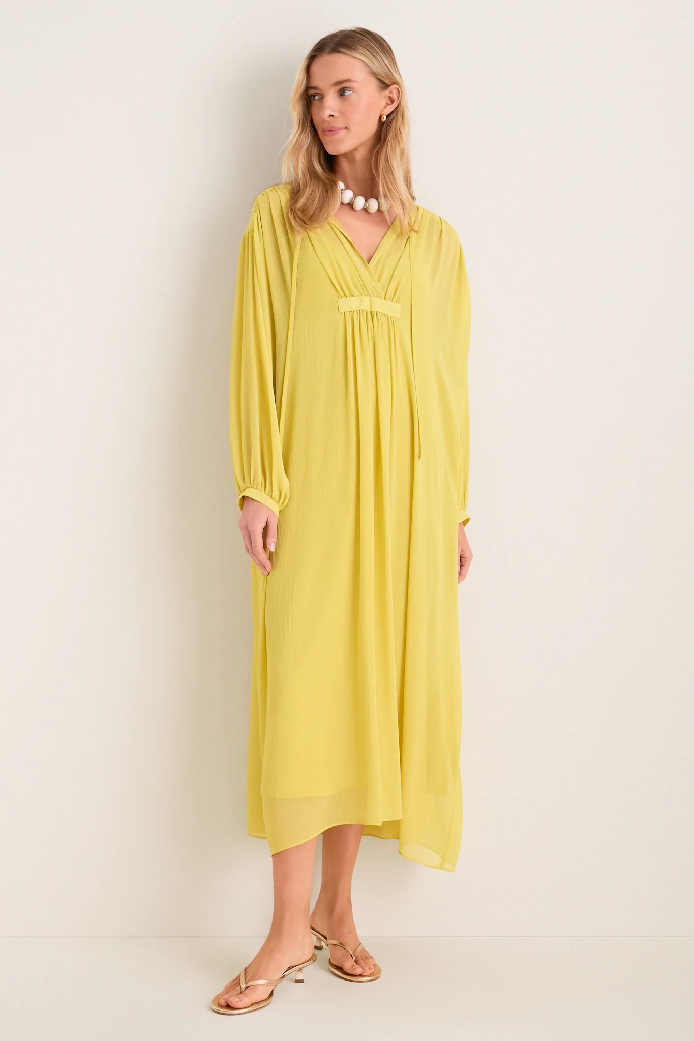 Citron Chiffon Clarisse Caftan | Tuckernuck (US)