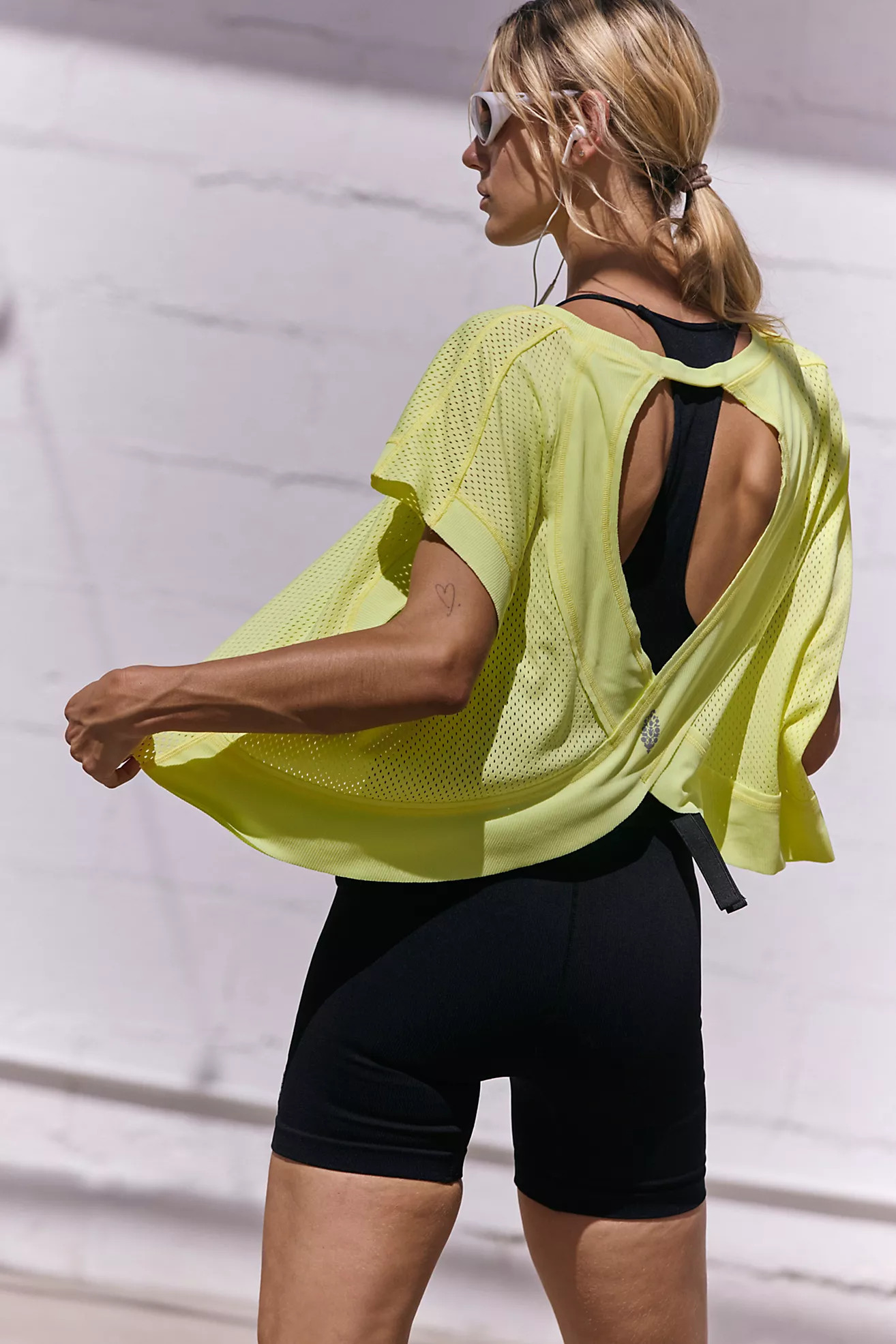 My Time Penny Mesh Tee | Free People (Global - UK&FR Excluded)