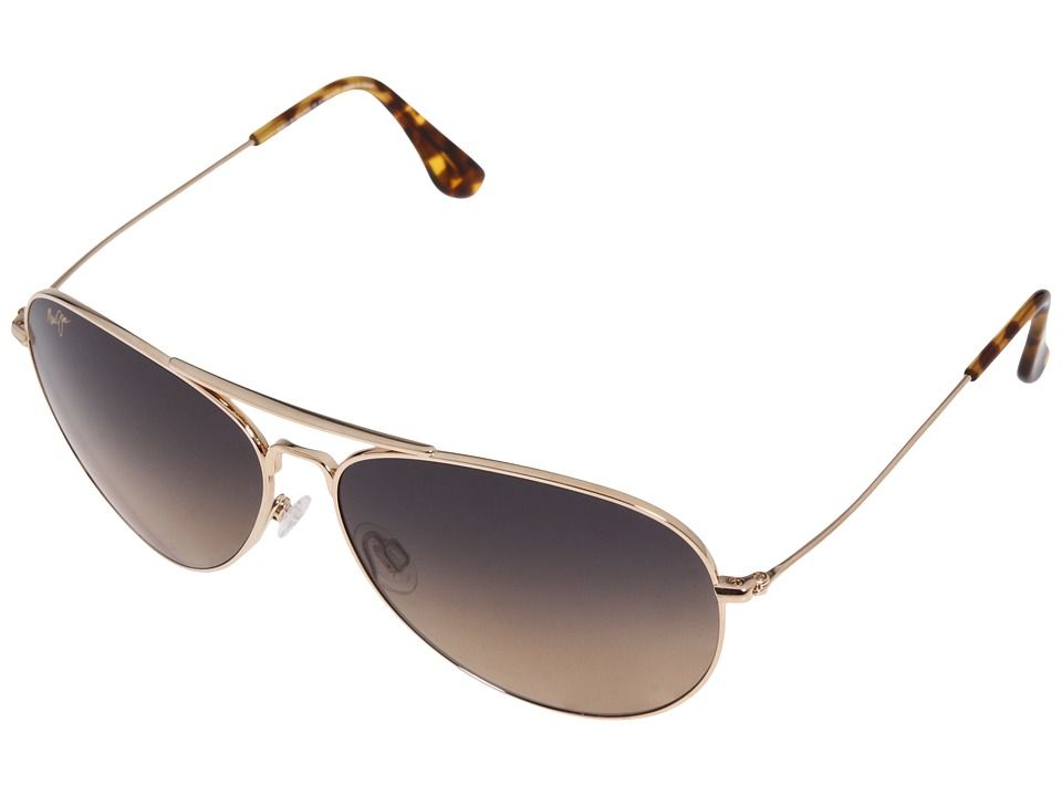 Maui Jim Mavericks (Gold) Sport Sunglasses | Zappos