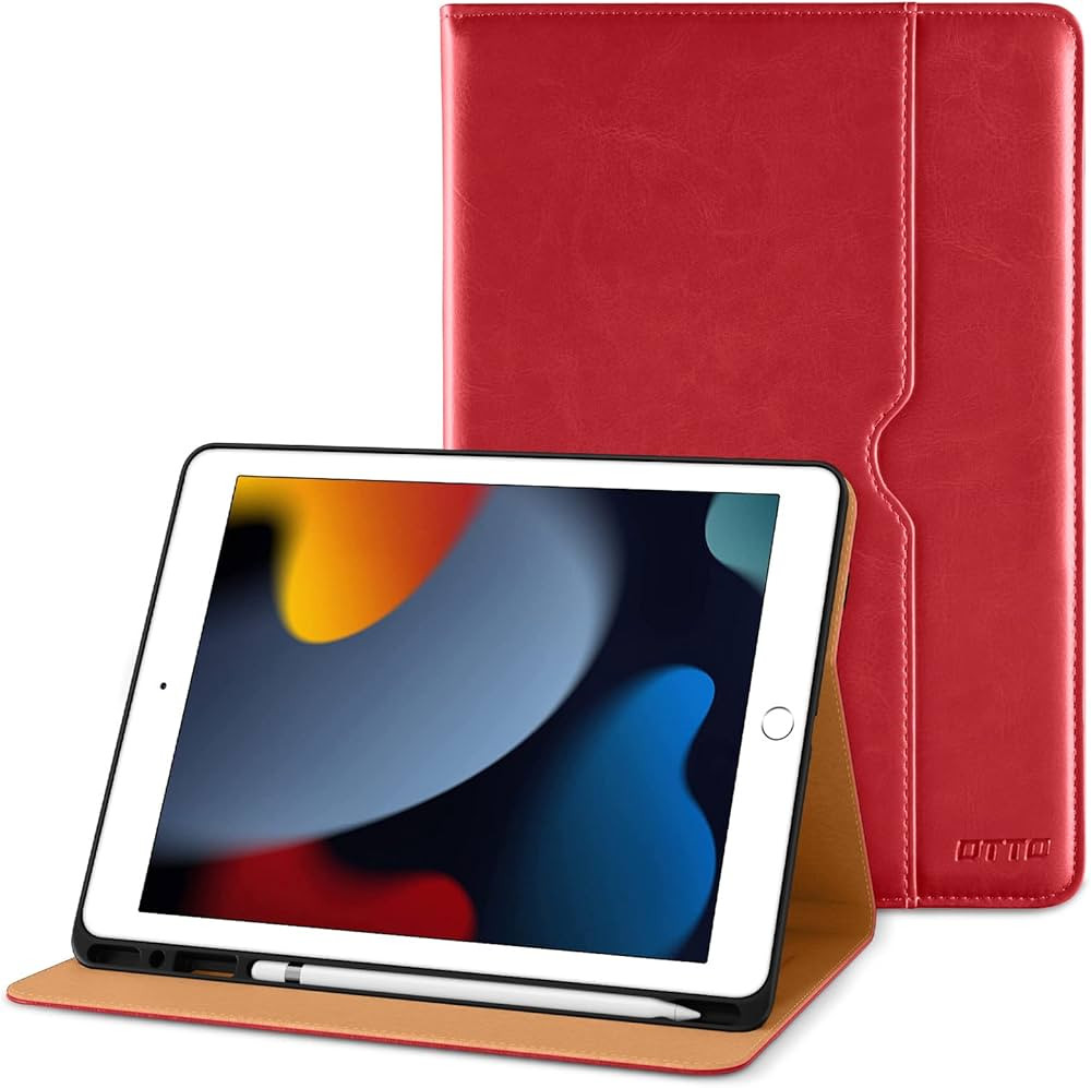 DTTO for iPad 9th/8th/7th Generation 10.2 Inch Case 2021/2020/2019, Premium Leather Business Foli... | Amazon (US)