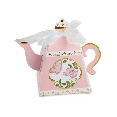 24ct Tea Time Teapot Favor Box Pink | Target