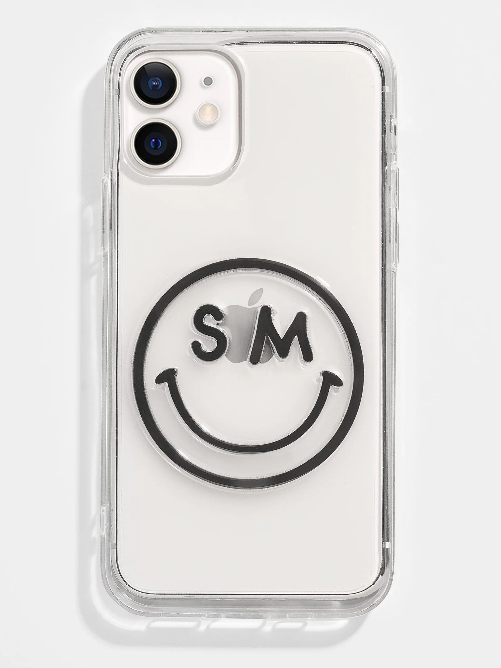 All Smiles Custom iPhone Case - Clear / Black | BaubleBar (US)