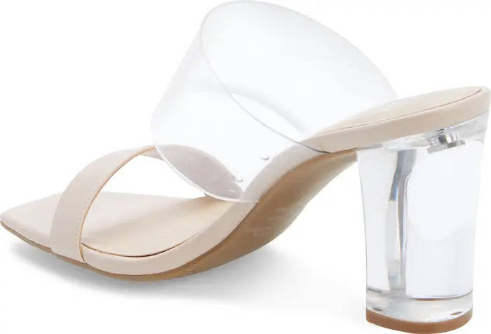 Naomi Clear Block Heel Sandal (Women) | Nordstrom Rack