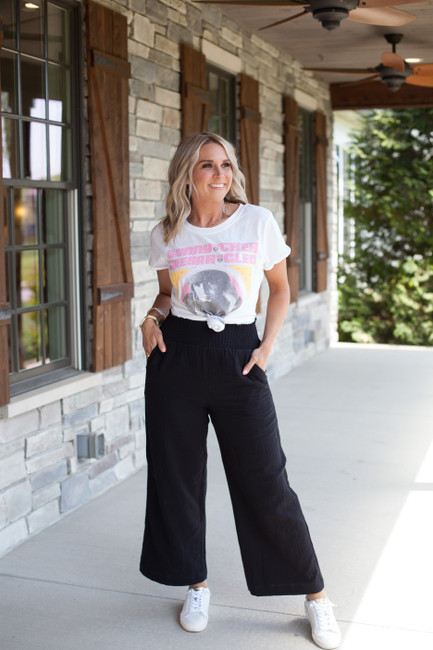 Recycled Karma Iconic White "Sonny & Cher" Graphic Tee | Magnolia Boutique